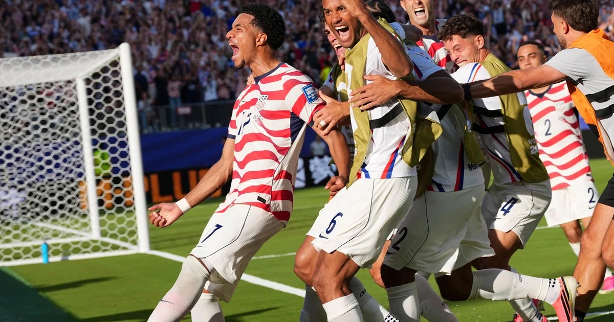 United States players celebrate a goal at the 2026 World Cup. Source: CBS News